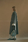 MUTEDANCE long wool jacket MD23FW02 blue gray PM96